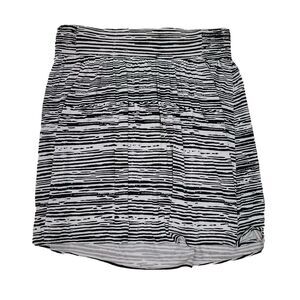 LANE BRYANT Women's Size 22-24 Black White Striped Stretchy Skirt